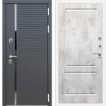Входная металлическая дверь Рекс 24 Силк Титан ФЛ 117 Бетон светлый